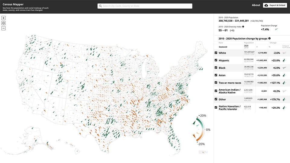 Big Local News Data Maps